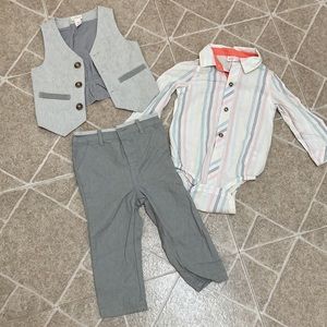 Boy’s 3 Piece Grey Suit
